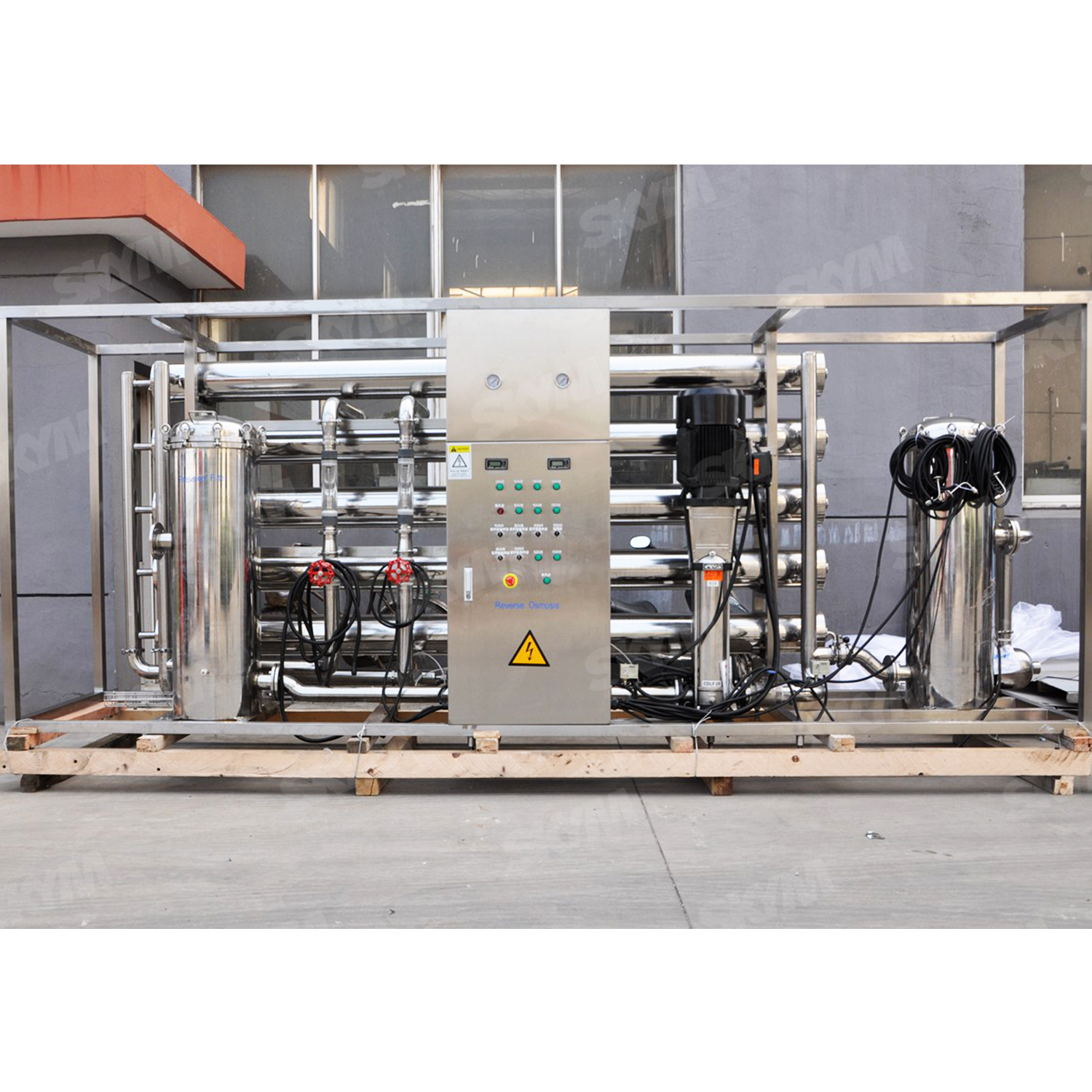 Machine automatique de traitement de l'eau de colonne de charbon actif 15t