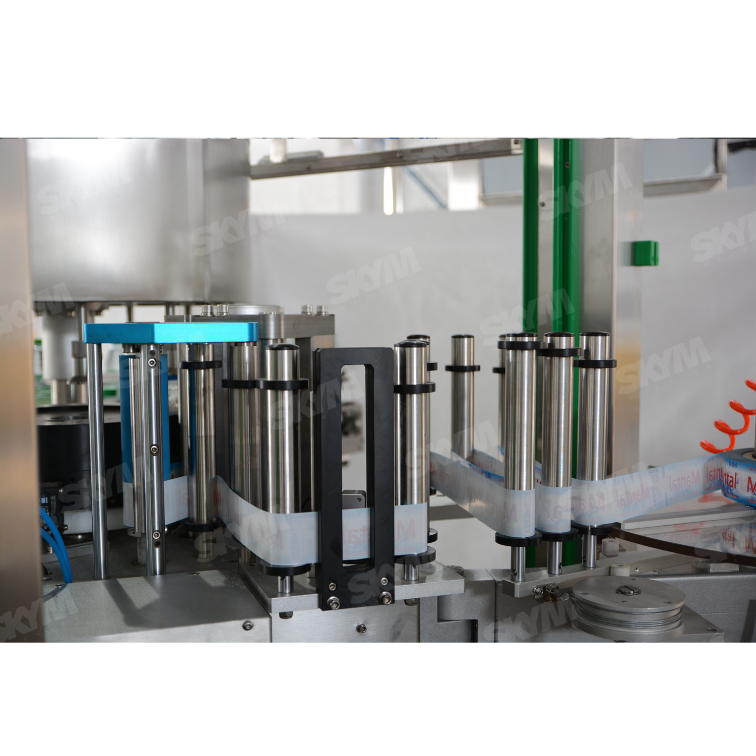 Machine d'étiquetage de thermofusible OPP industrielle de type rotatif