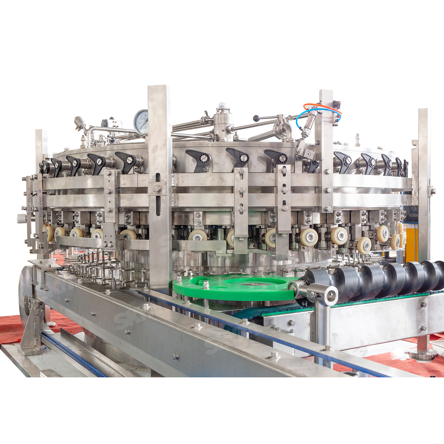 Machine de ligne de remplissage d'usine de jus en aluminium
