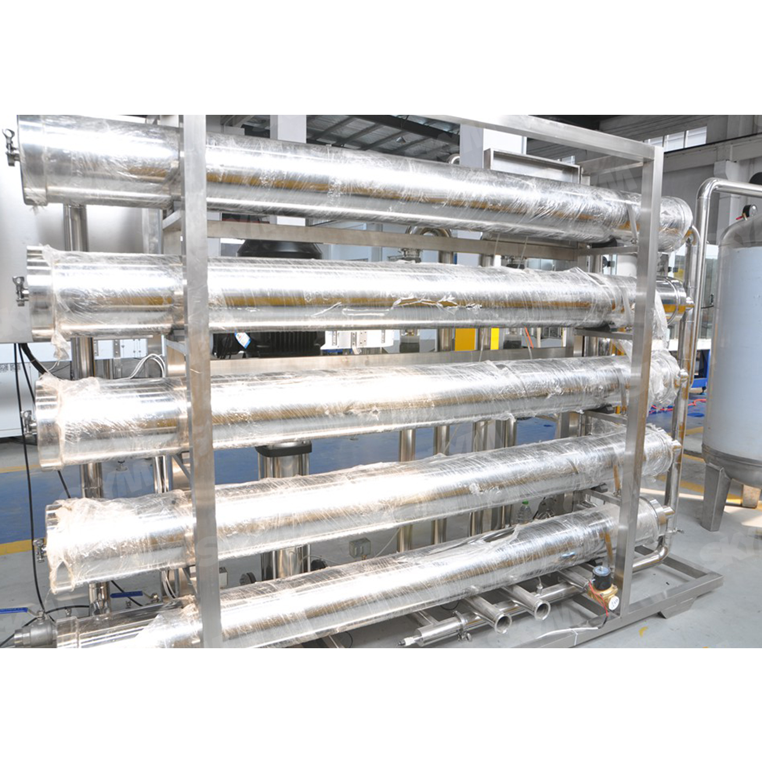Machine de traitement de l'eau UV industrielle 6000LPH RO