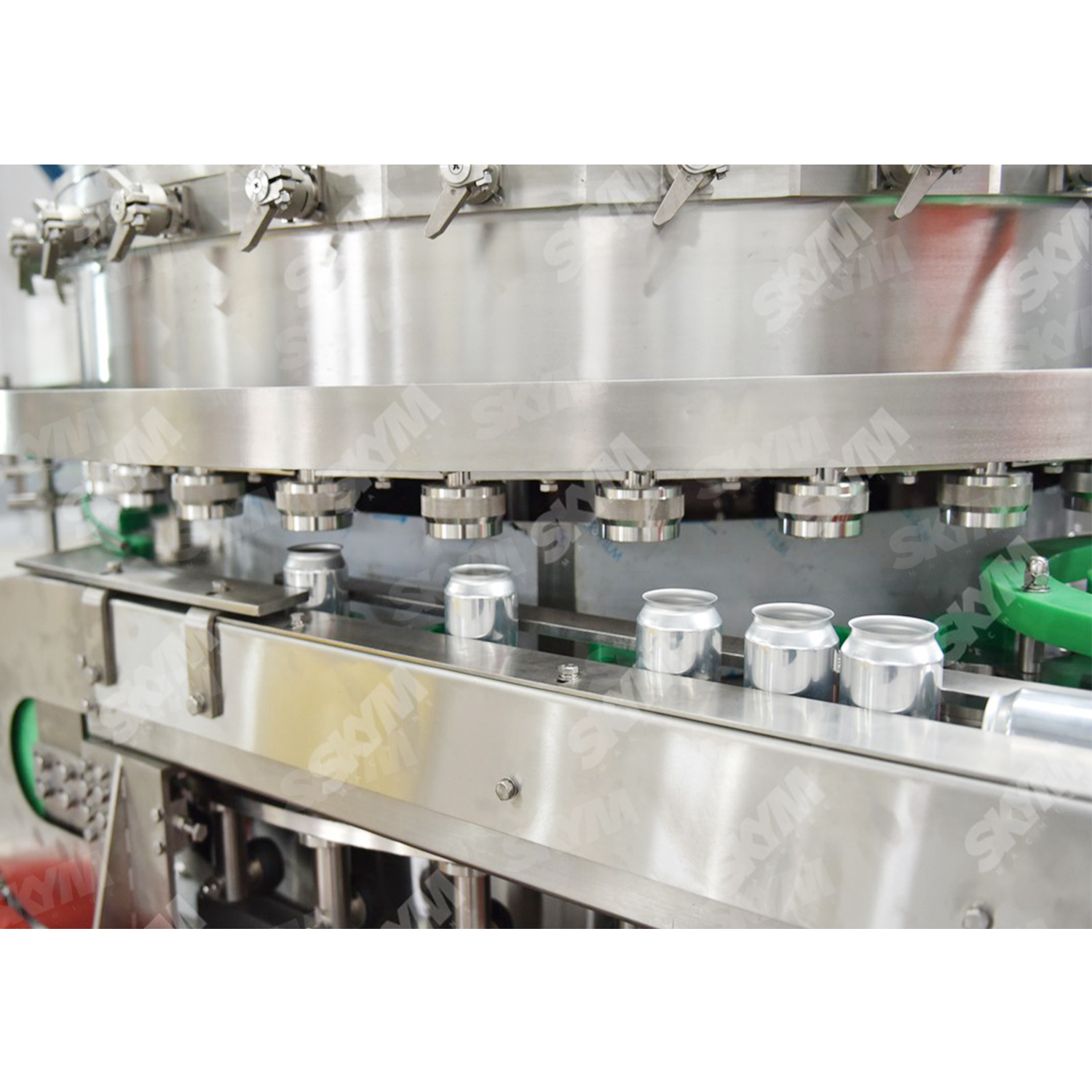 Machine de remplissage de canettes de bière pour animaux de compagnie de 12000 canettes / heure